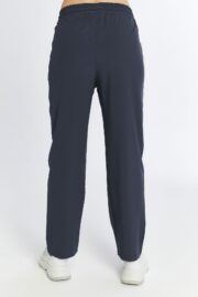 Kadın Oversize Paraşüt Kumaş Baggy Pantolon - Füme - Görsel 10