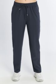 Kadın Oversize Paraşüt Kumaş Baggy Pantolon - Füme - Görsel 7