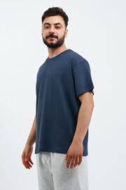 Erkek Modal Kumaş Regular Füme T-Shirt